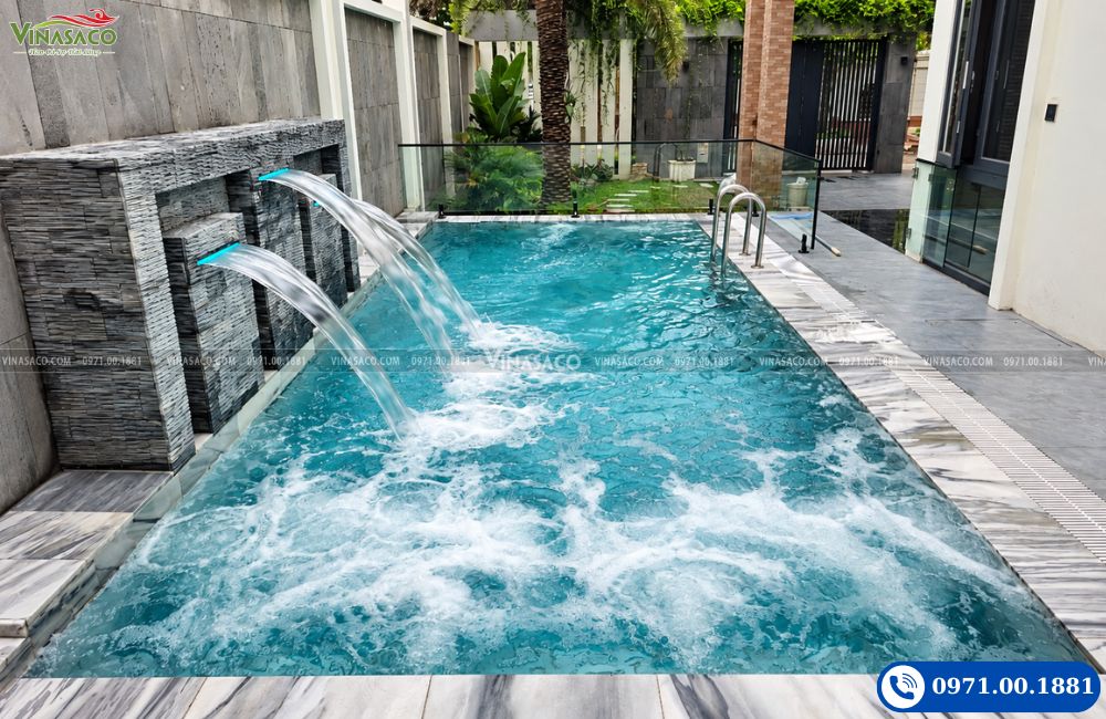 Thi Công Bể Bơi Gia Đình Anh Thịnh Tại Phúc Yên, Phú Thọ