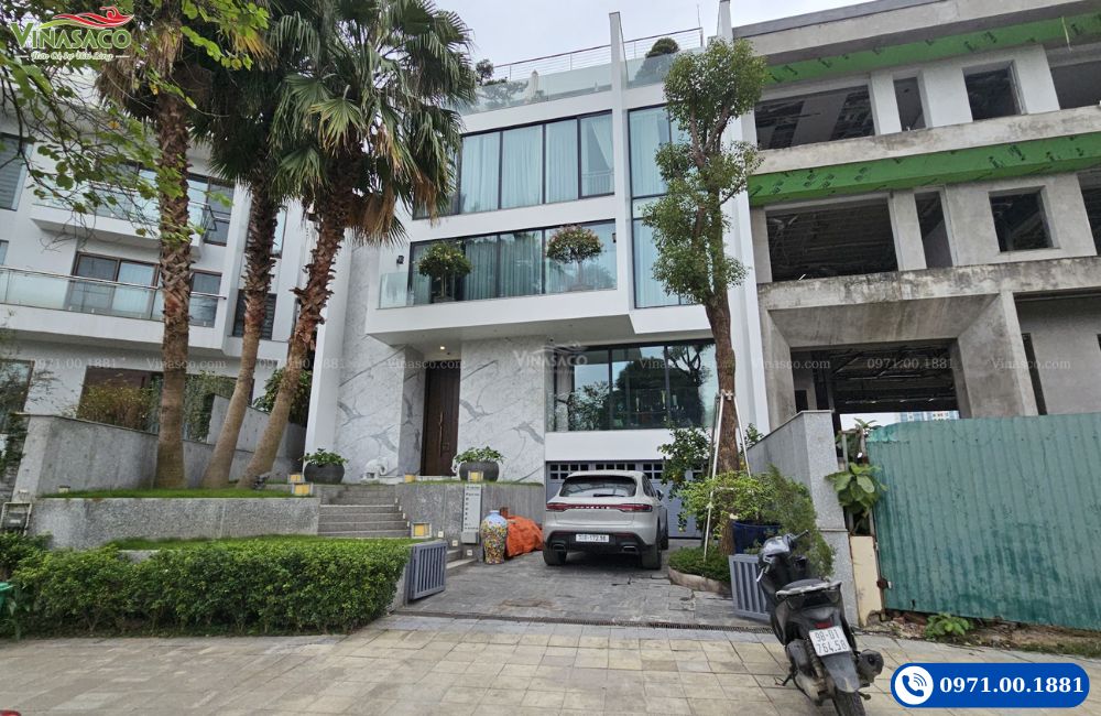 thi công bể bơi biệt thự tại khu Q ciputra Hà Nội