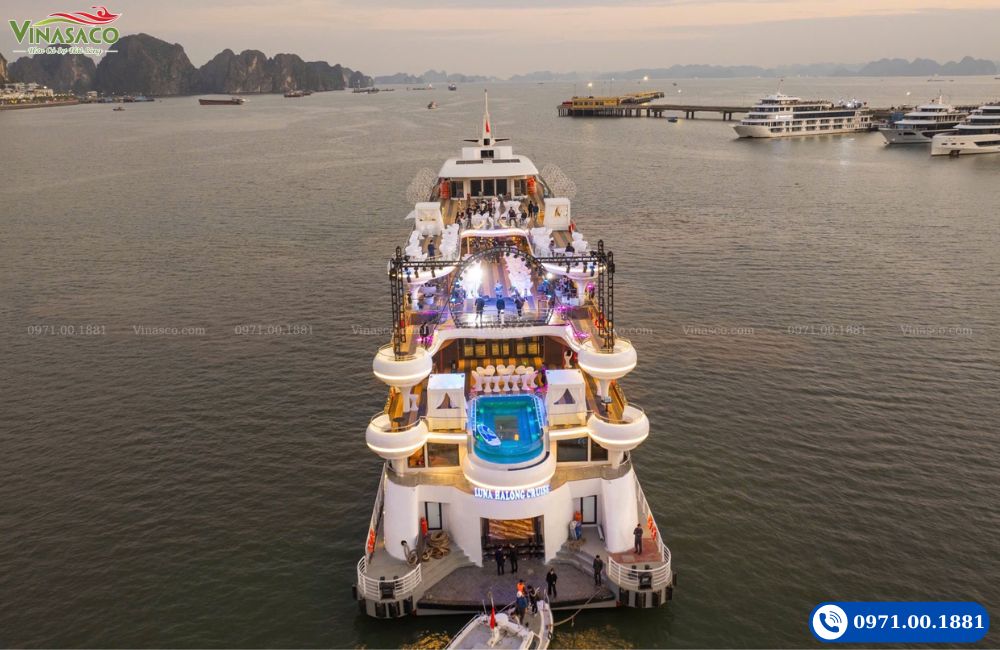 thi công bể bơi tại Quảng Ninh du thuyền Luna Halong Cruise