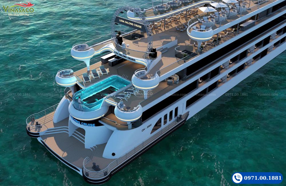  thiết kế 3D bể bơi du thuyền Hạ Long
