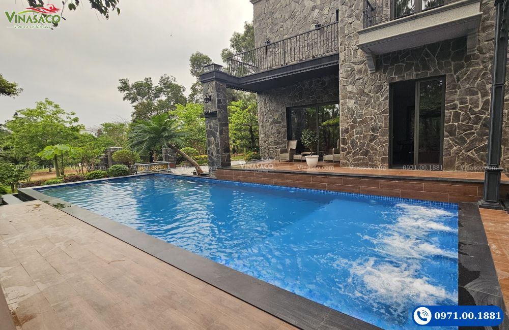 Thi Công Bể Bơi Biệt Thự Nghỉ Dưỡng Hilltop 208 Flamingo Đại Lải&nbsp;