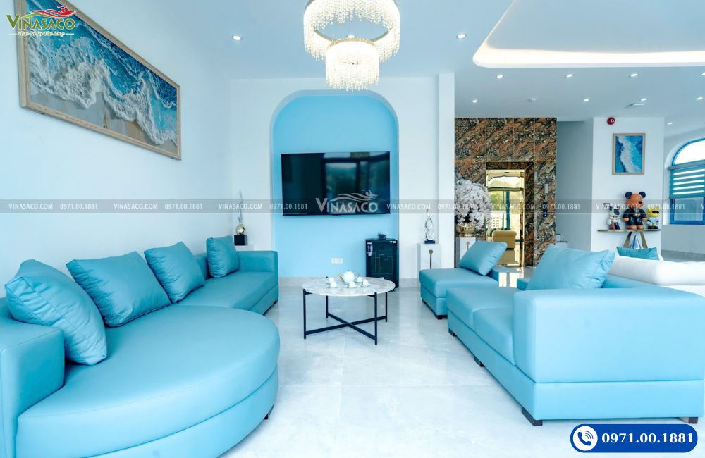 Không gian bên trong villa nghỉ dưỡng Vân Đồn Quảng Ninh