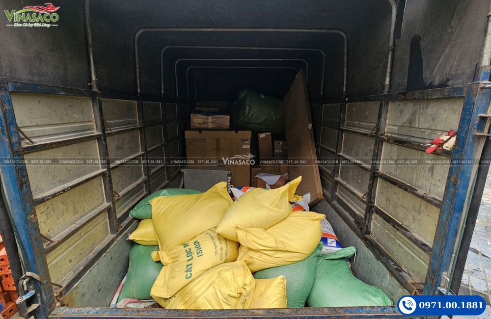 vận chuyển thiết bị bể bơi tới công trình Green Peninsula Bắc Ninh