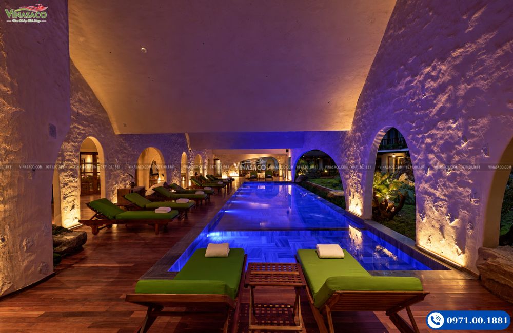 Thi công bể bơi 4 mùa The Myst Sapa Resort – Vinasaco