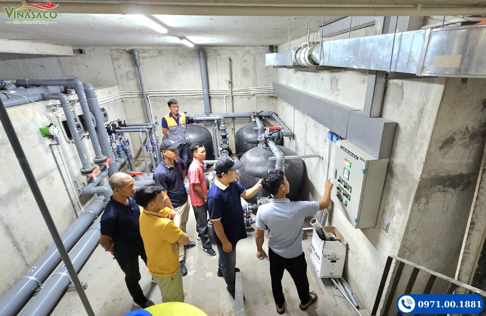 Hướng dẫn vận hành phòng kỹ thuật bể bơi