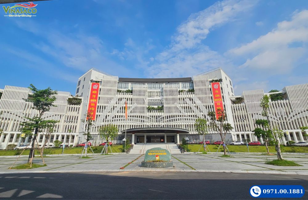 Thi công bể bơi chuẩn thi đấu THPT Chuyên Hùng Vương - Phú Thọ