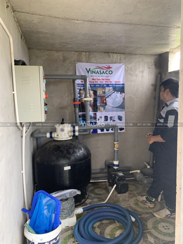 Hình ảnh phòng máy bể bơi