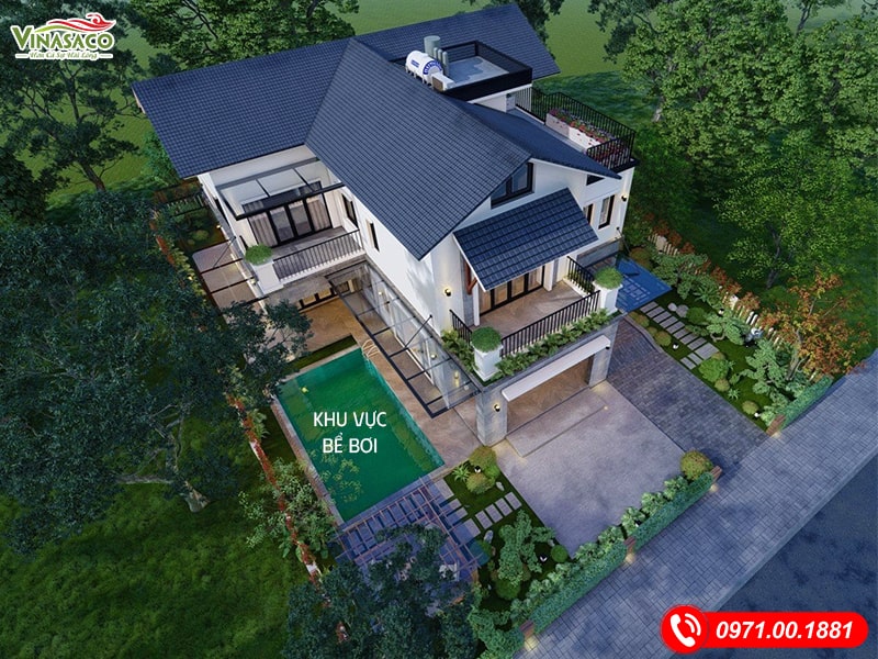 Vinasaco – Thi công và lắp đặt thiết bị bể bơi biệt thự tại Xanh Villas, Hà Nội