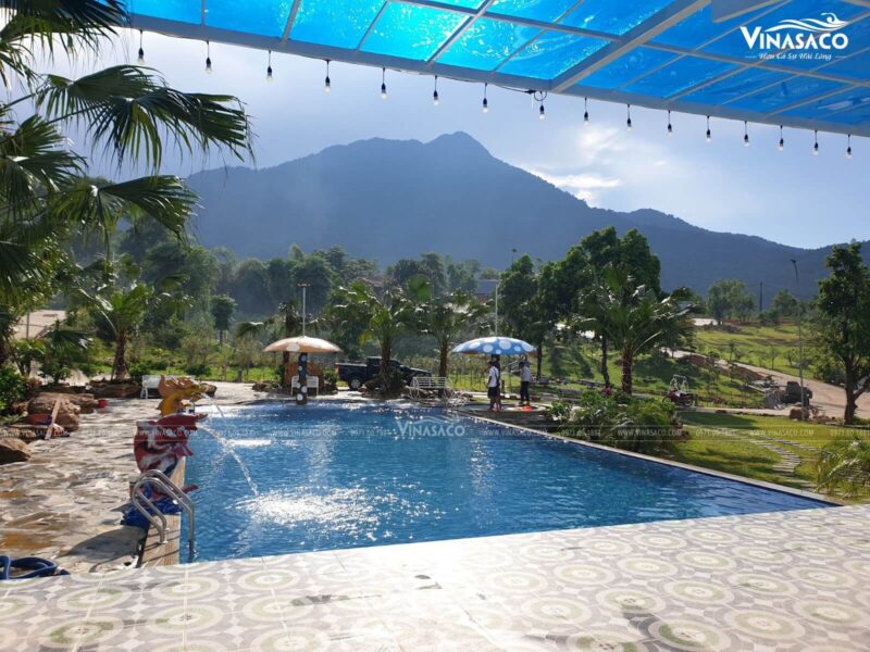 Vinasaco cung cấp thiết bị bể bơi anh Thạch Ba Vì