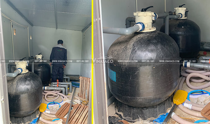 Phòng máy sử dụng thiết bị bình lọc Minder, China