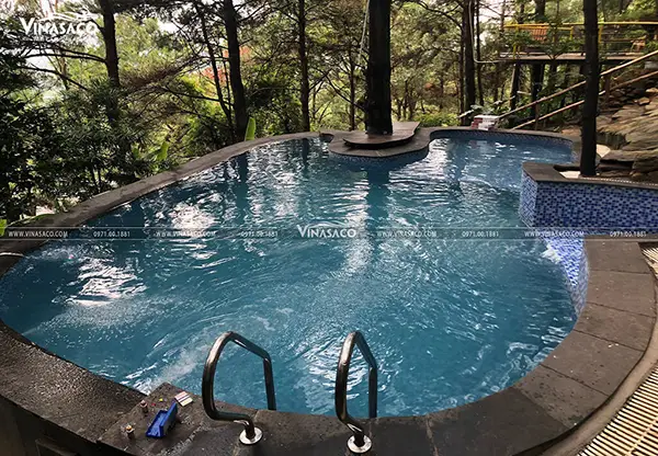 Bàn giao công trình bể bơi De&#8217; Bay Village &#8211; Sóc Sơn