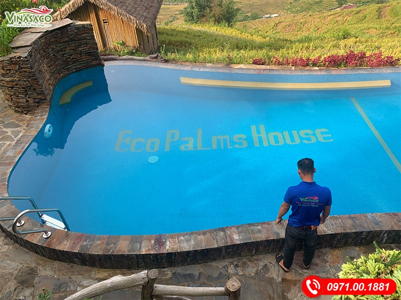 Kỹ thuật Vinasaco kiểm tra vận hành của bể bơi