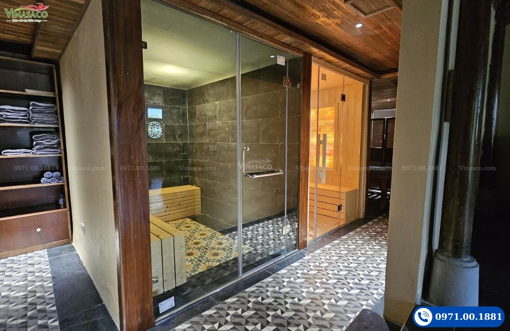 Thi Công Phòng Xông Hơi &amp; Khu Spa Tại Aman Retreat Ninh Bình