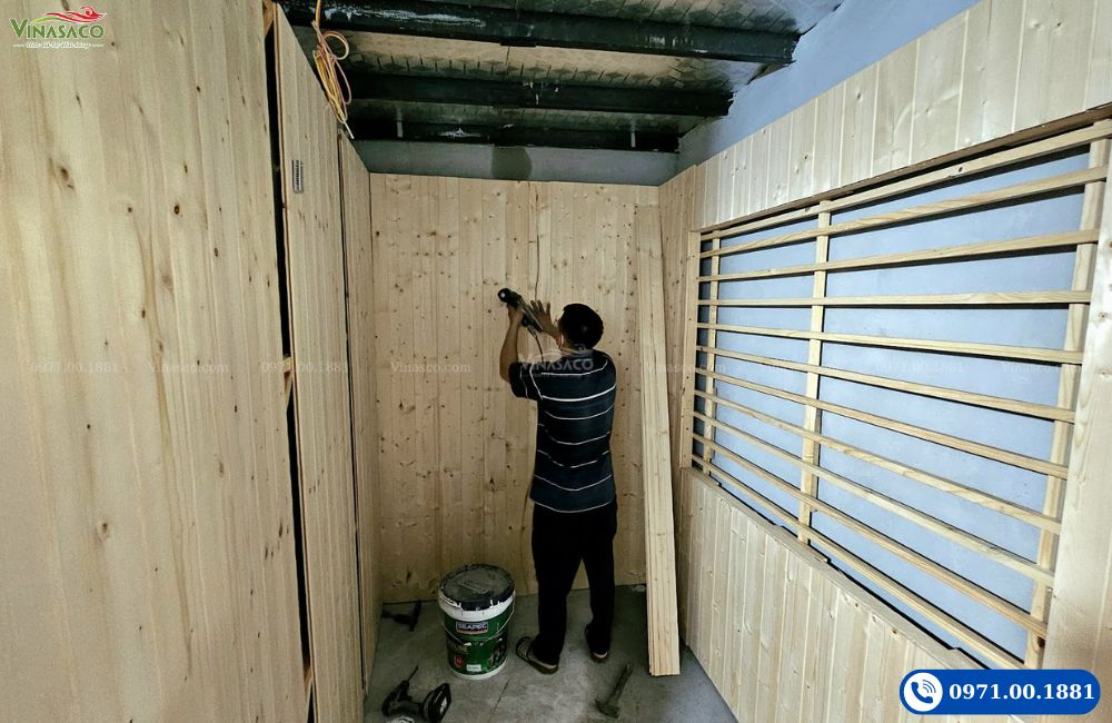 Thi công khu xông hơi Aman Retreat Ninh Bình – Vinasaco