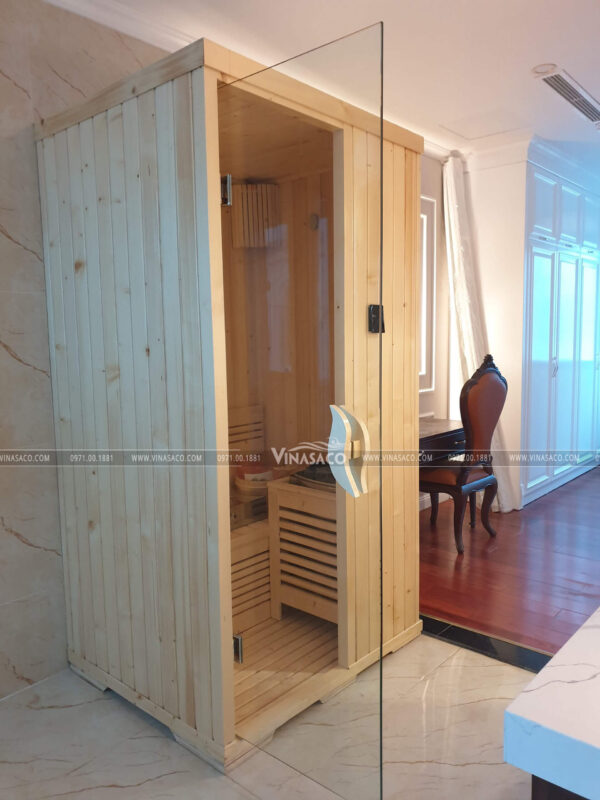 Phòng xông thuộc hạng mục gia đình, phù hợp cho 1-2 người xông 1 lúc