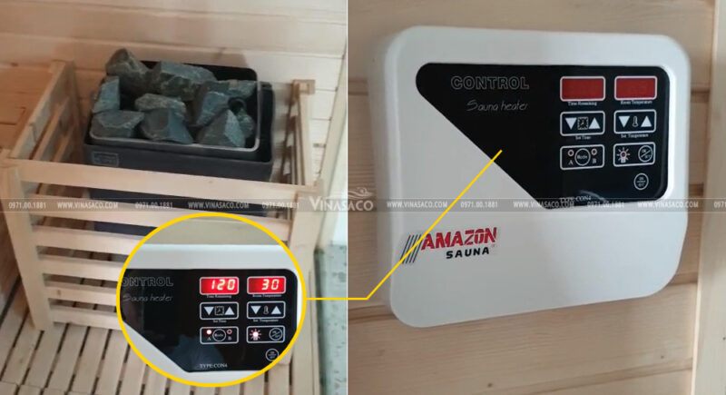 Máy xông hơi khô sử dụng cho phòng xông 