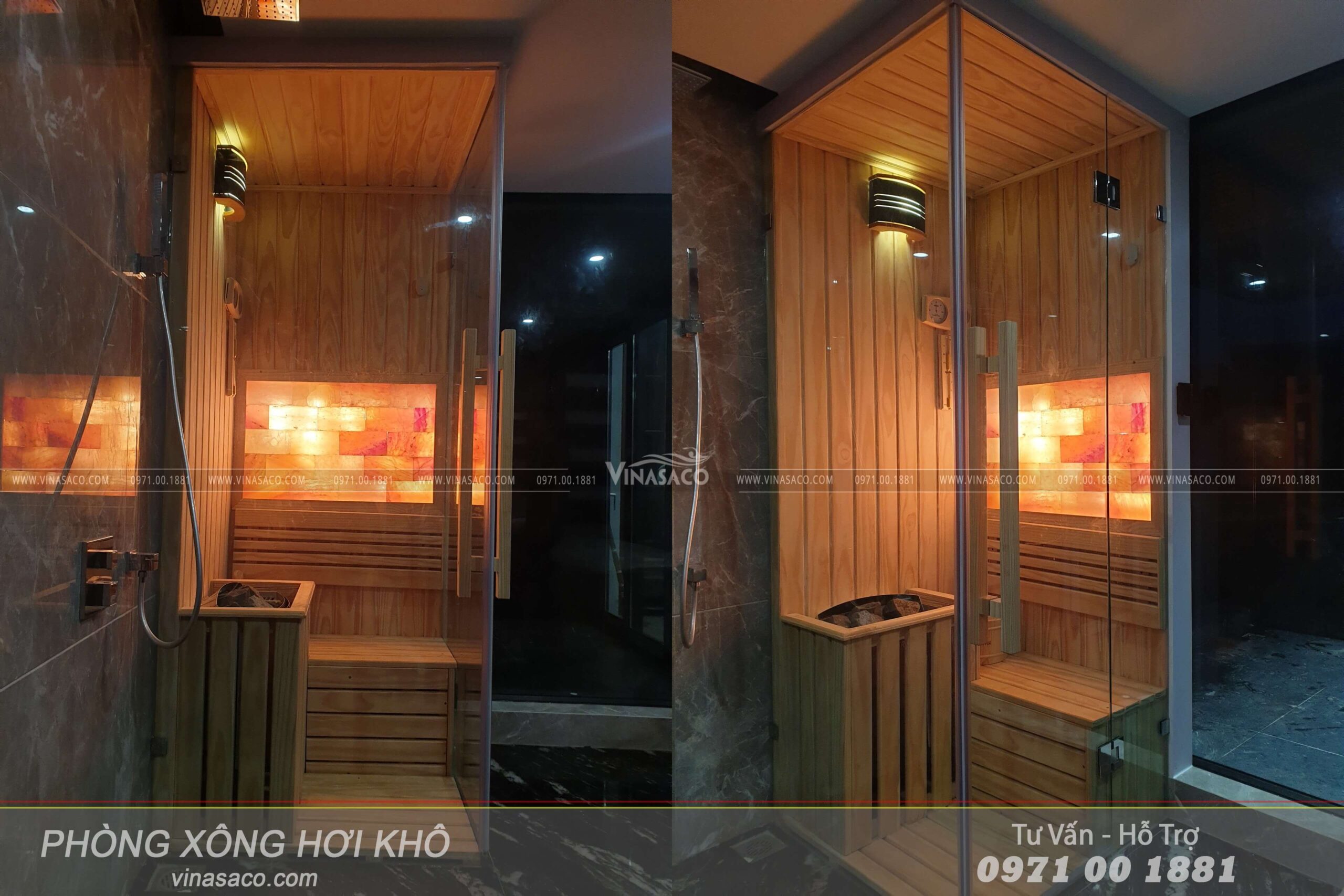 Bàn giao phòng xông hơi khô cho anh Hòa tại Thái Nguyên