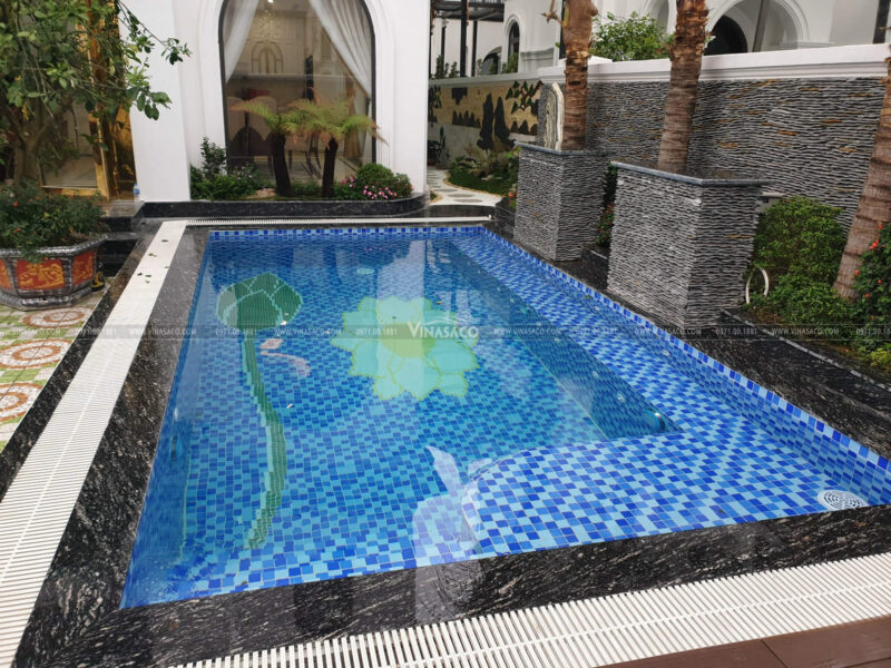 ứng dụng của gạch mosaic thủy tinh bv483g4