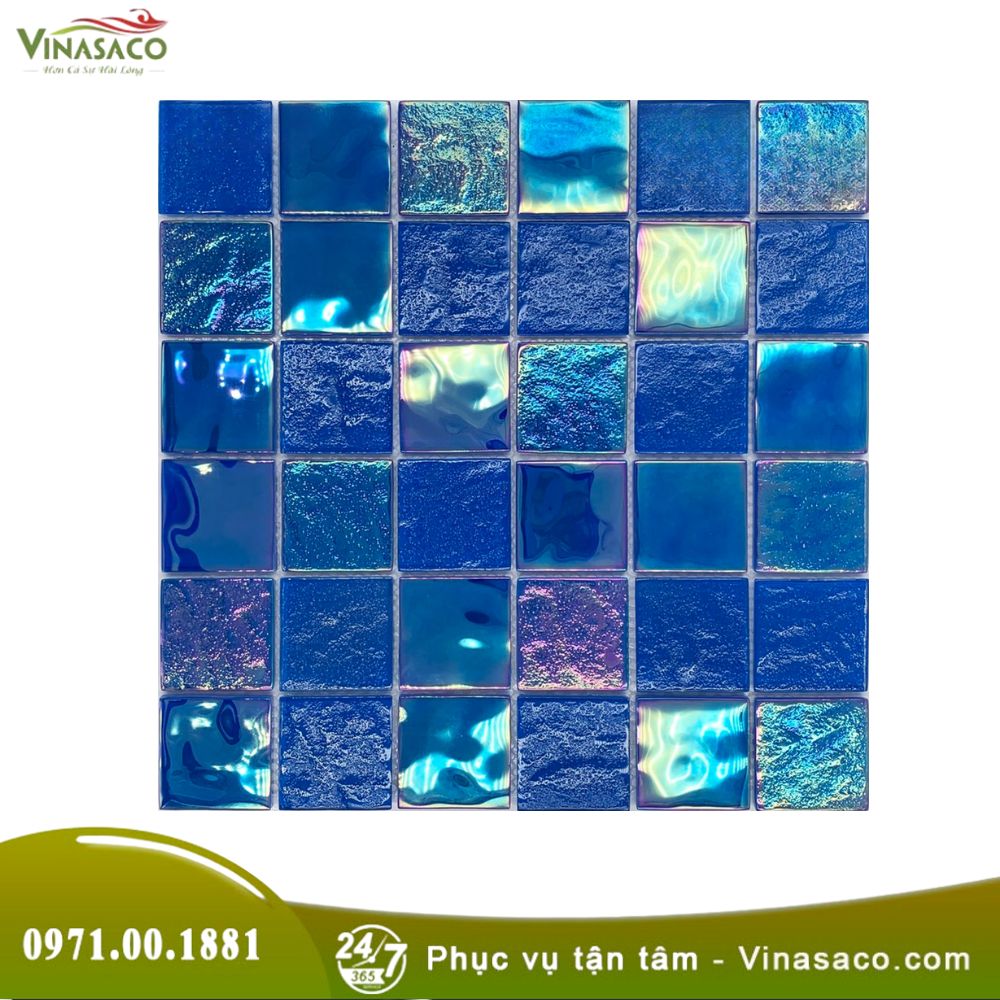 Gạch Mosaic Ánh Kim LUX001