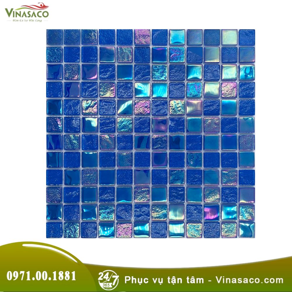Gạch Mosaic Ánh Kim LUX002