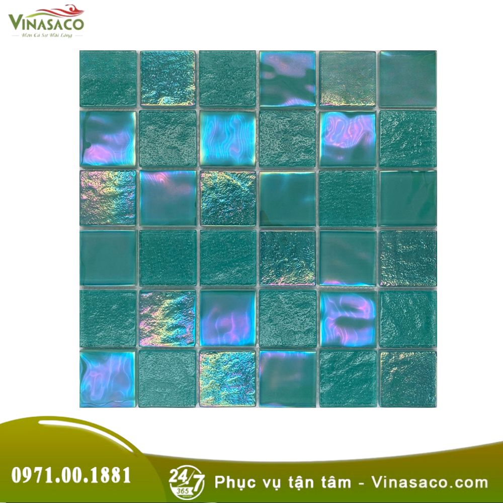 Gạch Mosaic Ánh Kim LUX022