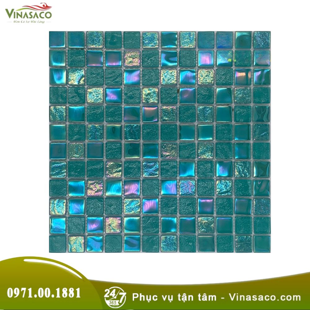 Gạch Mosaic Ánh Kim LUX023