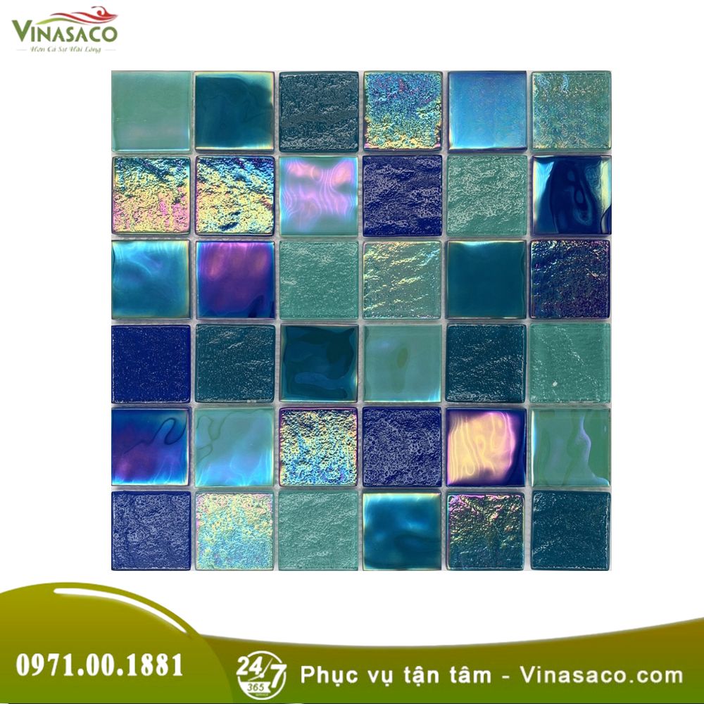 Gạch Mosaic Ánh Kim LUX025