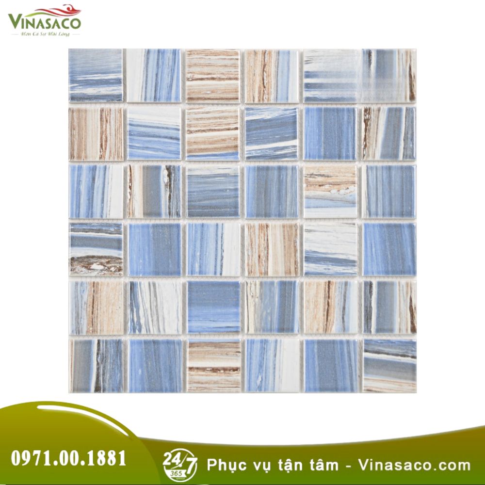 Gạch Mosaic Gốm Giả Đá MGTT060