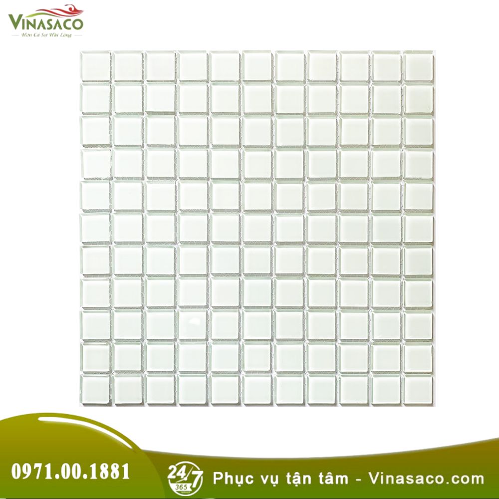 Gạch Mosaic MST48006 Trắng
