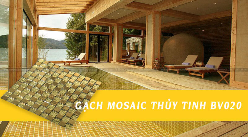 Gạch mosaic thủy tinh BV020