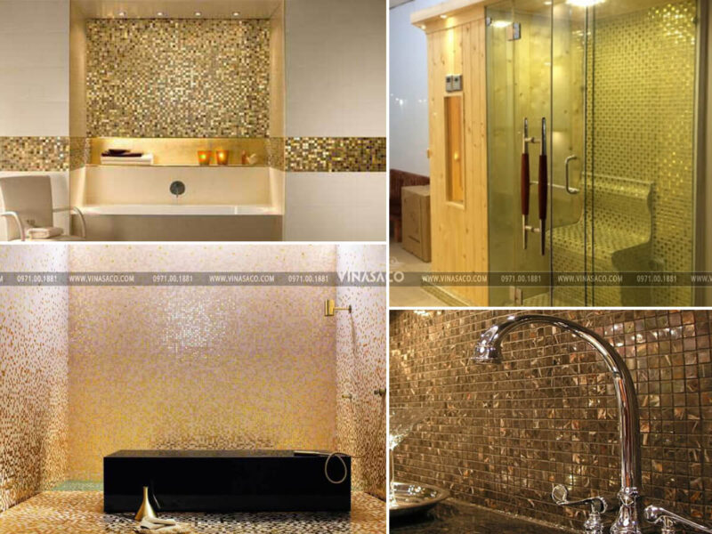 Một số ứng dụng của gạch thủy tinh mosaic