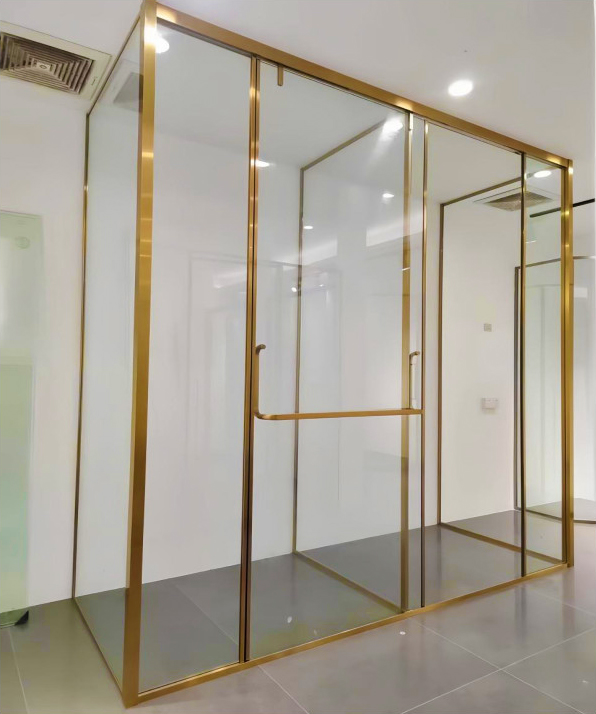 Hệ nhôm kính slim Papo dạng chữ F