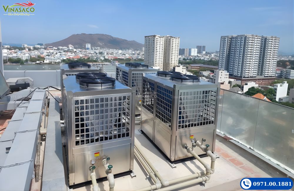 Hệ thống nước nóng trung tâm cho khách sạn tại Hạ Long , Quảng Ninh