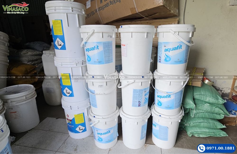 Kho Chlorine Aquafit 70% 25kg tại Vinasaco