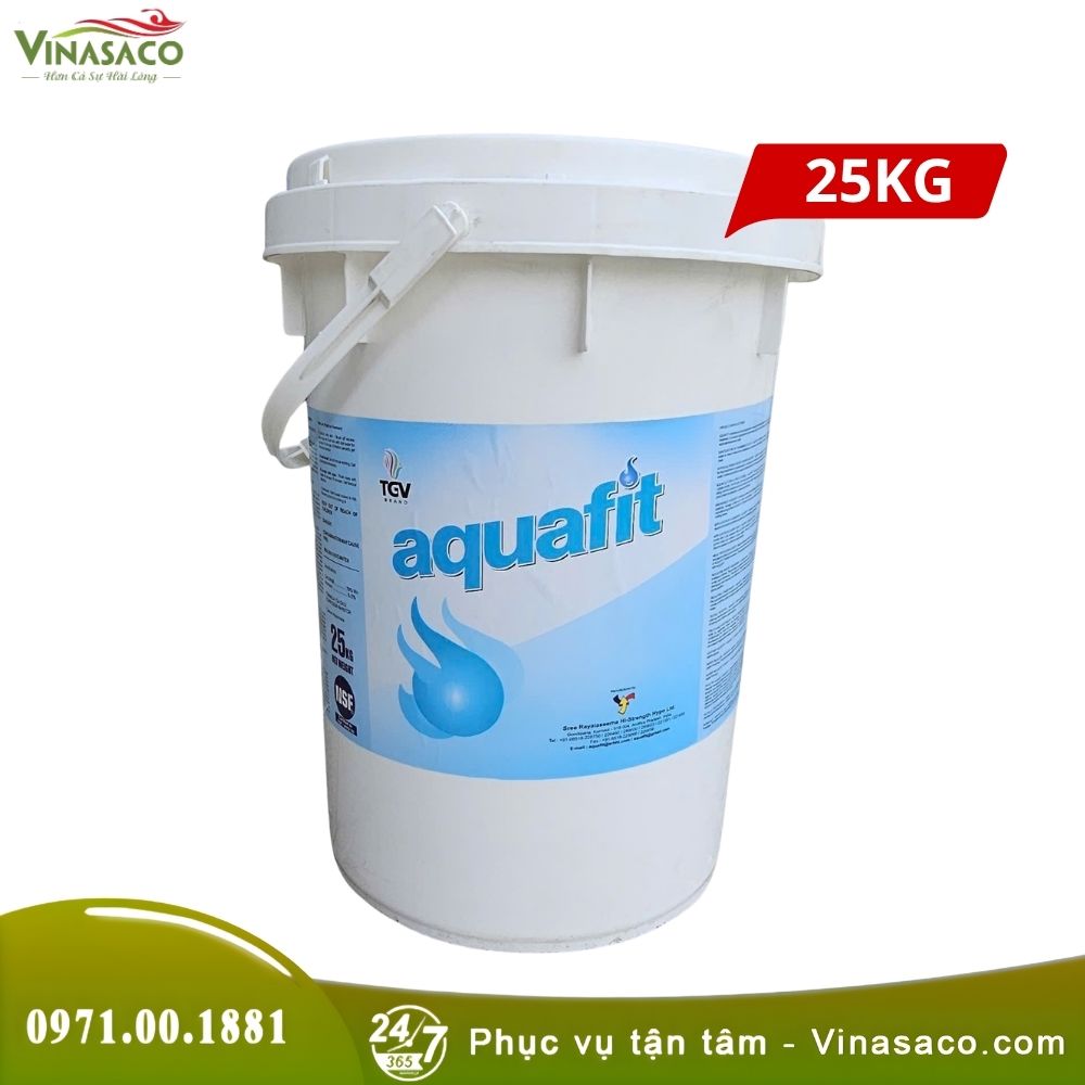 Hóa chất Chlorine Ấn Độ Aquafit – Thùng 25kg