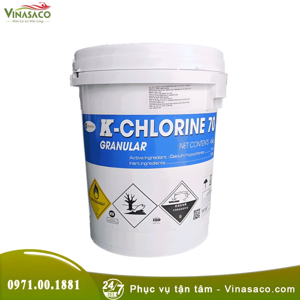 Hóa Chất K-Chlorine 70 Plus - Tan Nhanh, Khử Trùng Mạnh