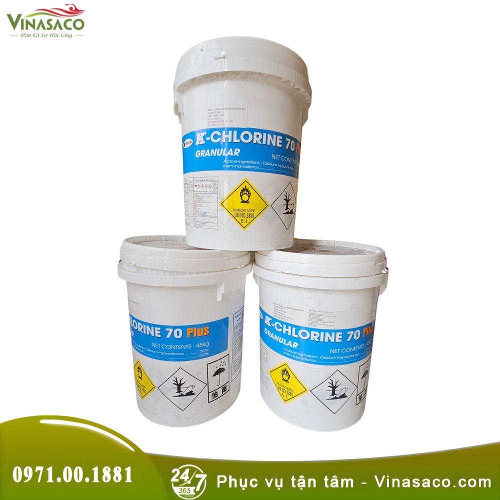 Hóa Chất K-Chlorine 70 Plus - Tan Nhanh, Khử Trùng Mạnh