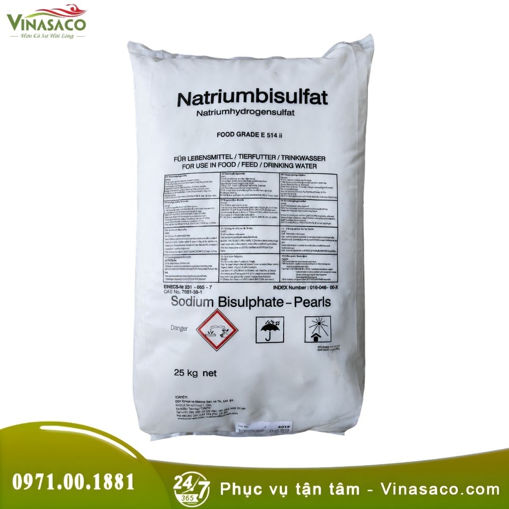 Natri Bisulfate (Sodium Bisulphate) NaHSO₄&nbsp;– Hóa Chất Giảm pH
