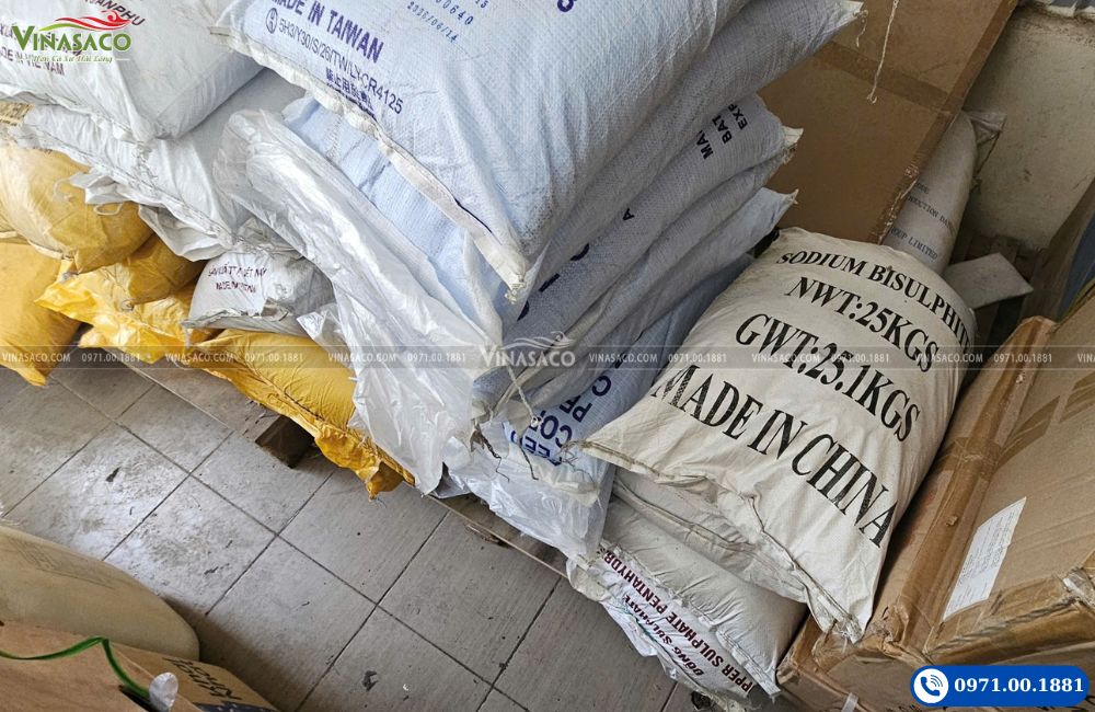 Bao Sodium Bisulphite 99% 25kg xuất xứ Trung Quốc