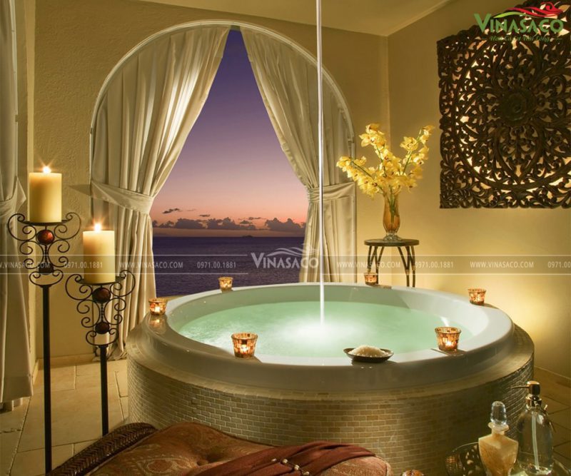 mẫu thiết kế bồn sục Jacuzzi