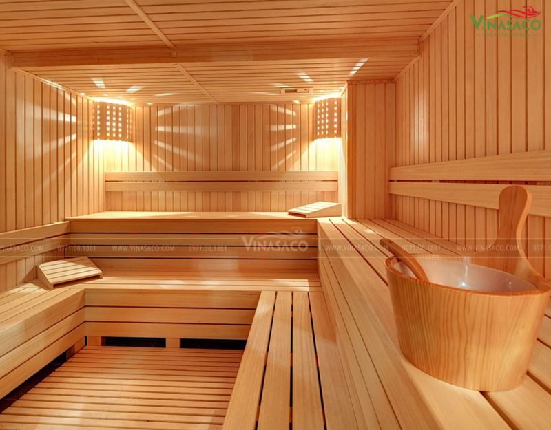 Mẫu thiết kế phòng xông hơi khô gia đình
