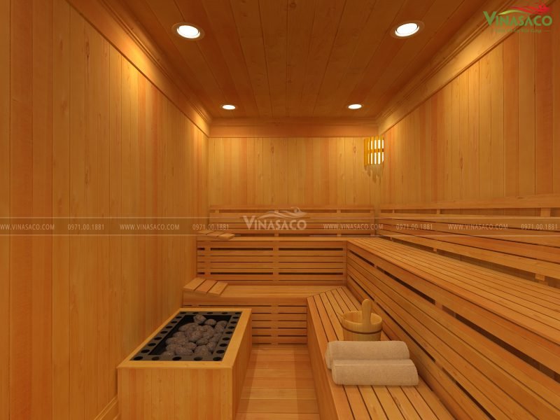 Mẫu thiết kế phòng xông hơi spa