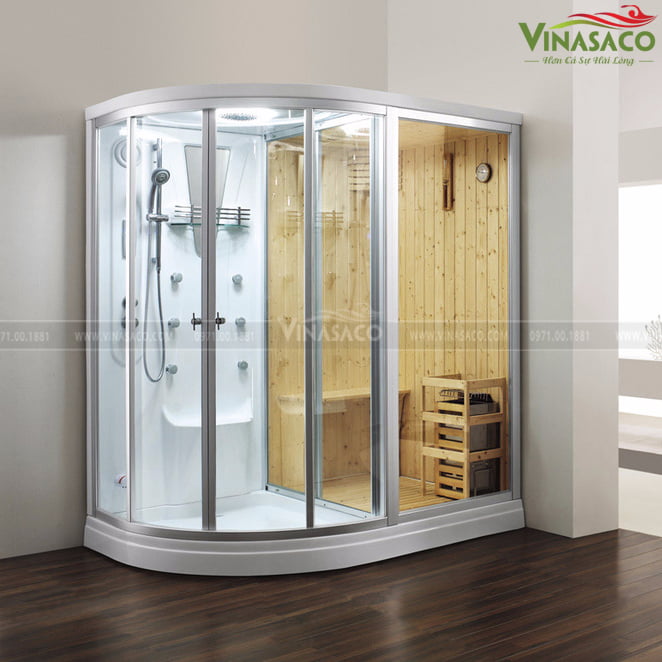 mẫu thiết kế phòng xông hơi ướt gia đình