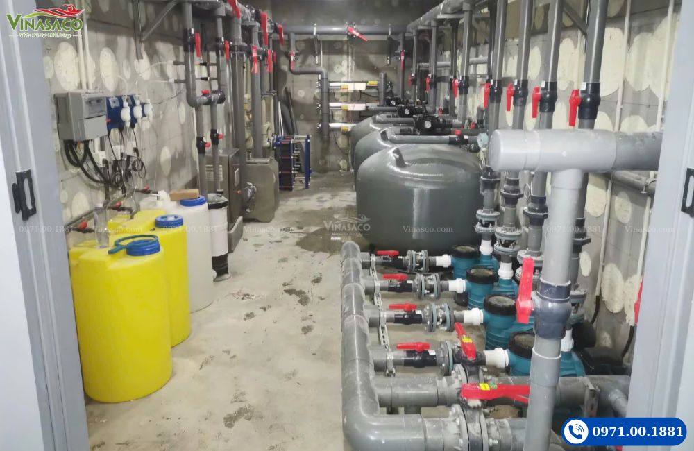 Lắp đặt thực tế bơm bể bơi AKP