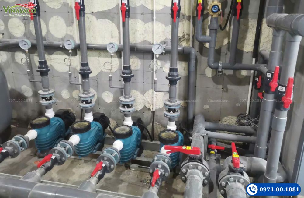 Ứng dung bơm bể bơi AKP