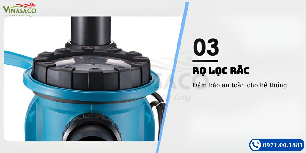 Bơm AKP rọ rác lớn