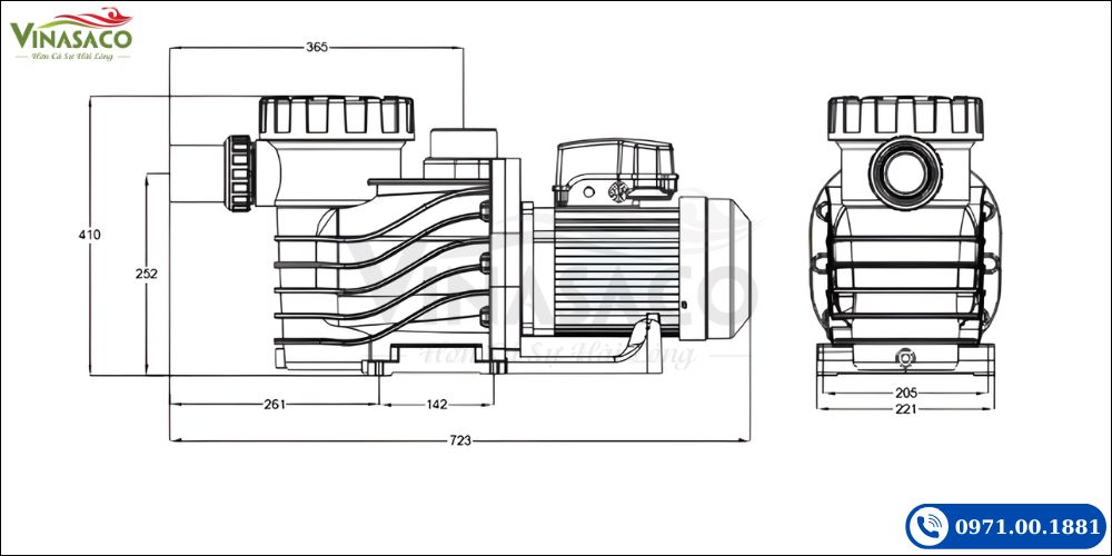 Bảng thông số kỹ thuật bơm AKP