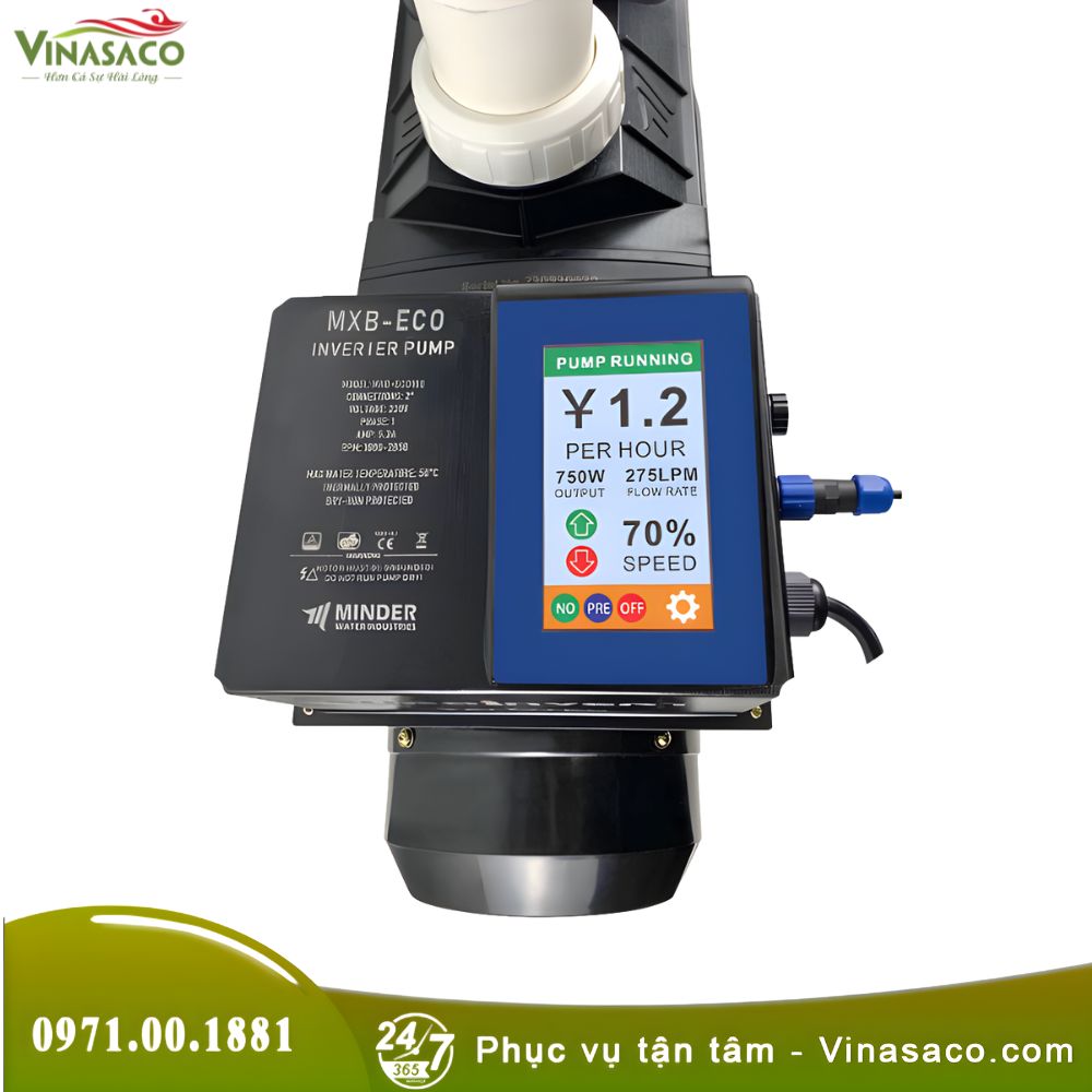 Máy bơm bể bơi biến tần Minder MXB-Eco Series