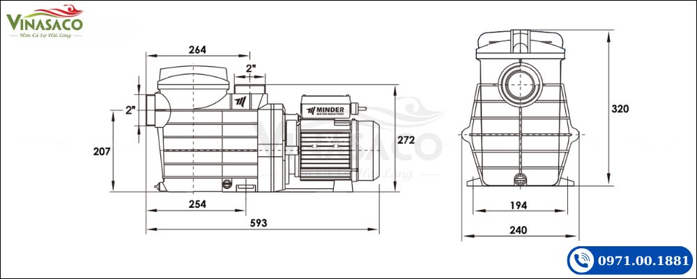 Bản vẽ thông số kỹ thuật Minder MXB-Eco Series