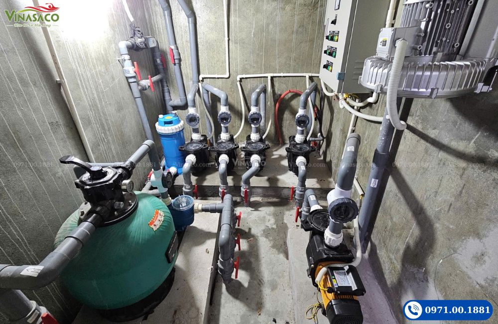  lắp đặt thực tế máy bơm bể bơi Greatpool GTP28